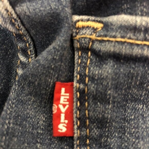 Levi's Premium Big E 710 Super Skinny Reproduction Medium Wash Denim Jeans Sz 28 - Picture 7 of 9